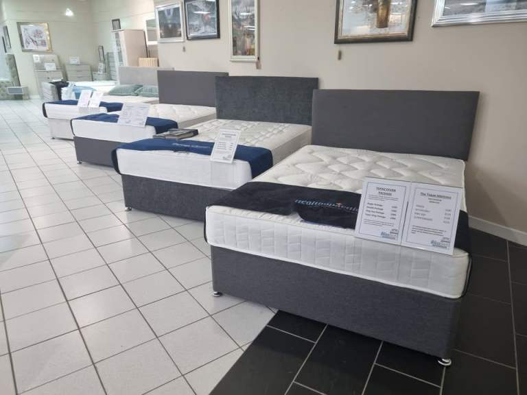 Double Divan Bed with Mattress & Headboard | Deal On Now