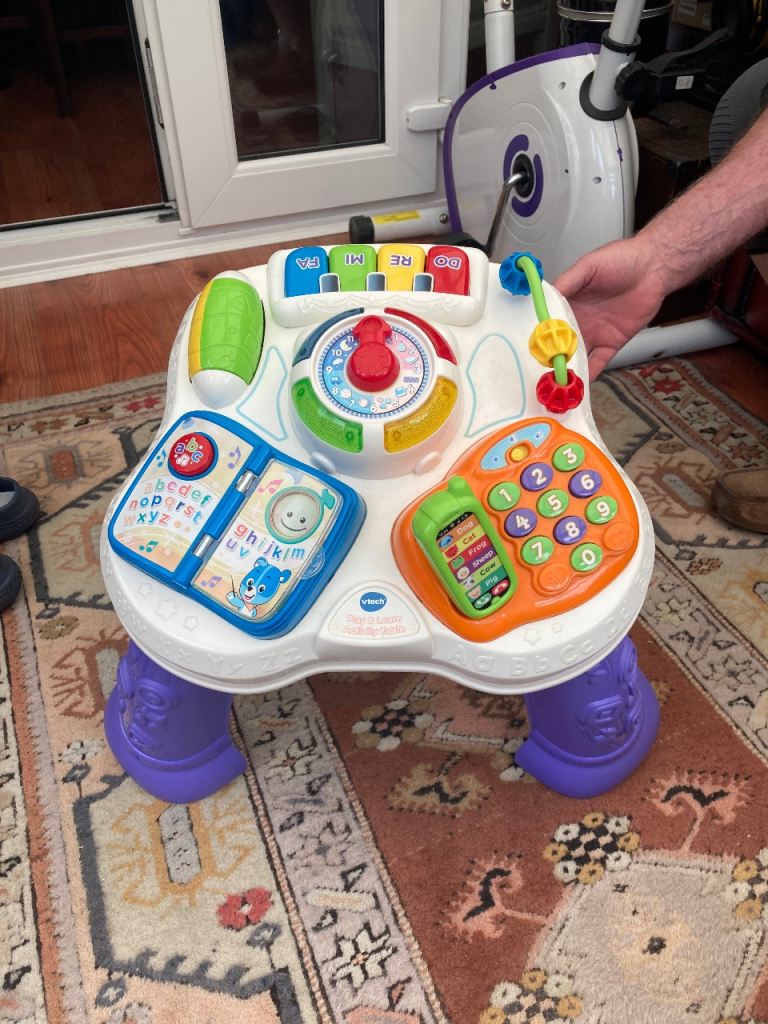VTech Baby Activity Play Table – Multicoloured & Good Condition