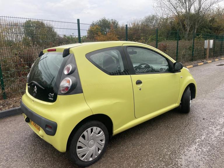CITROEN C1 1.0 VIBE 56 REG YELLOW 3 DOOR GENUINE 65296 MOT JULY 9TH 2026 TAX £20 LOW INSURANCE