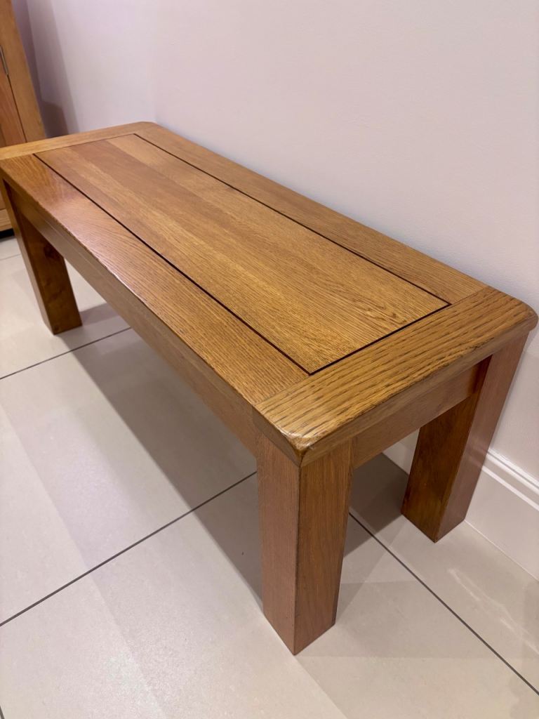 image for Oak Furnitureland - Rustic Oak Bench