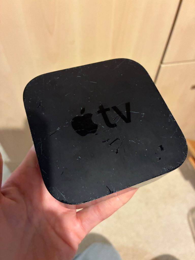 Apple TV Media Player – Fair Condition, Black