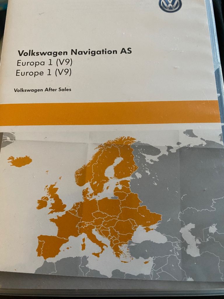 Vw sat nav as card