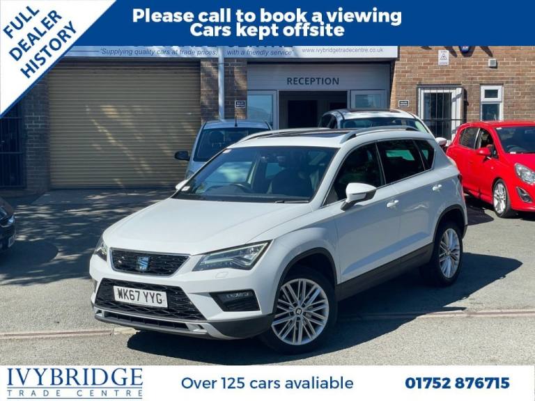 2017 67 SEAT ATECA 1.4 ECOTSI XCELLENCE SUV 5DR PETROL DSG EURO 6 (S/S) (150 PS)