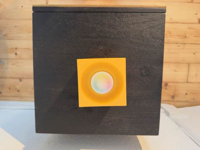 Apple HomePod mini (Yellow) — Like New, Boxed with Charger | in