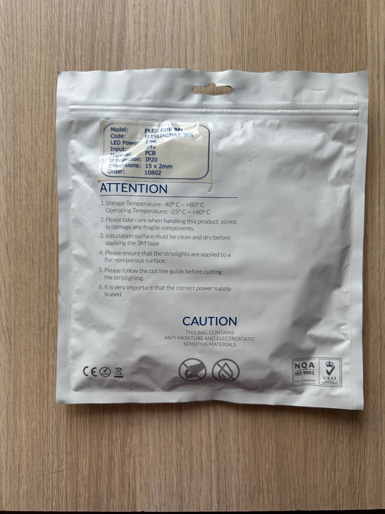 GAP LIGHTING FLEXLINE-MAX-WW LED Strip 25W 5M 