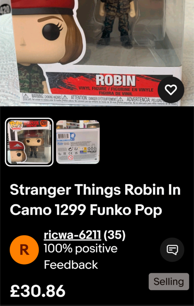 Stranger Things Funko Pops. HIGHLY COLLECTABLE 