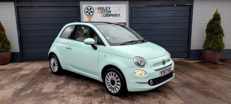 2017 Fiat 500 1.2 Lounge 3dr HATCHBACK PETROL Manual