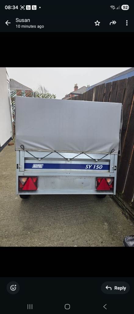 Maypole SY150 0.5t trailer