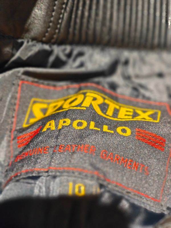 Woman's ladies leather biker trousers size 10