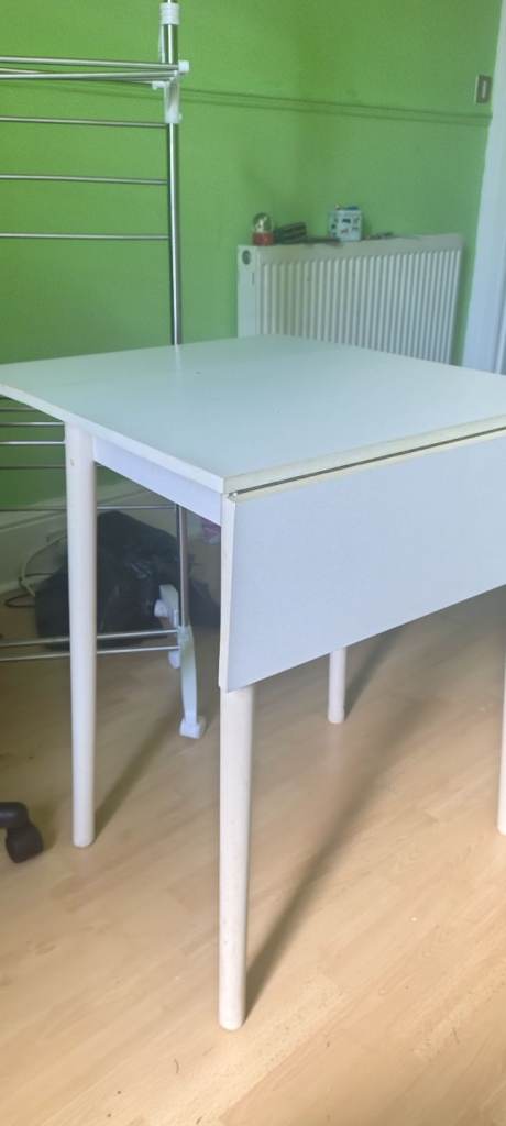 Small white dining/side table 