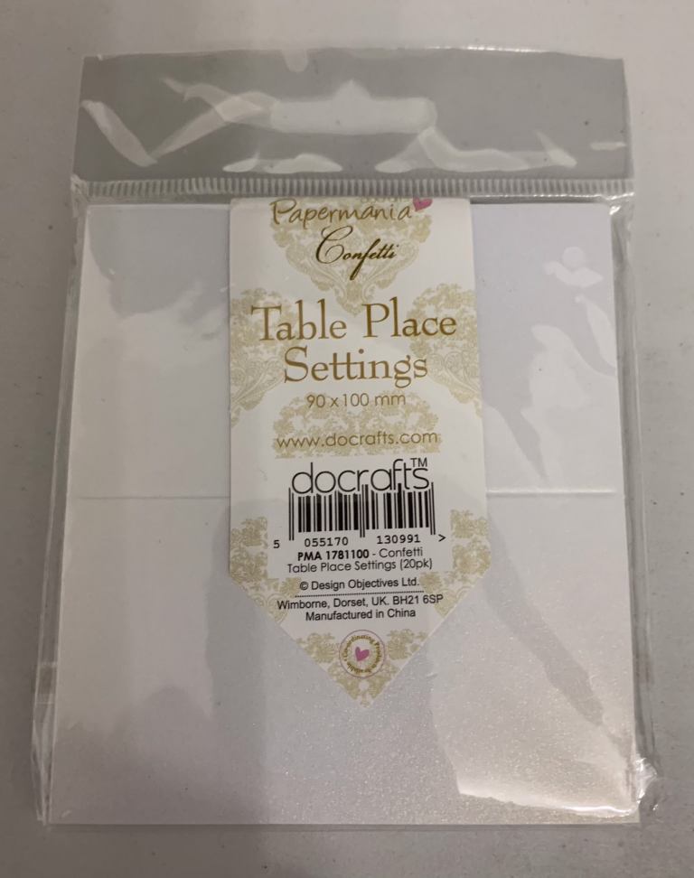 Table Place Settings Cards NEW