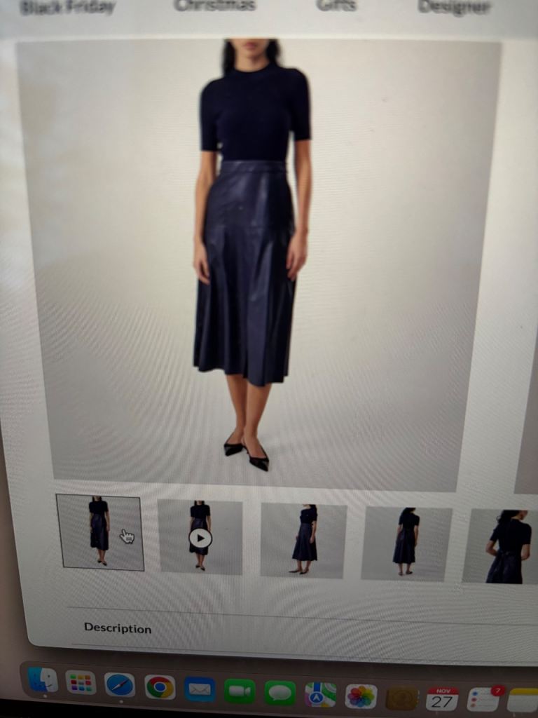 Ted Baker leather dress