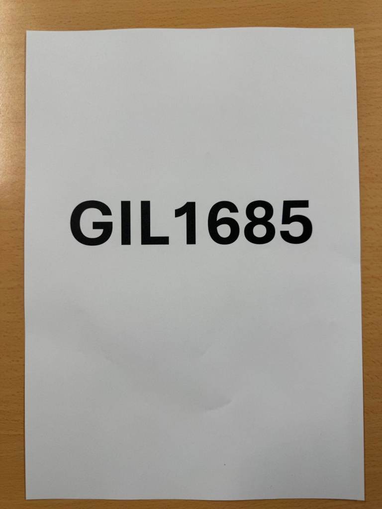 GIL1685 Cherished number