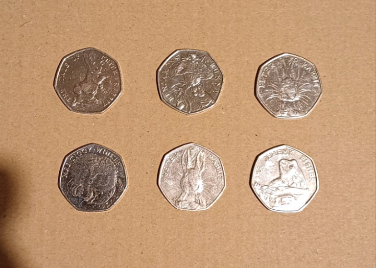 PETER RABBIT 50p Coin Set