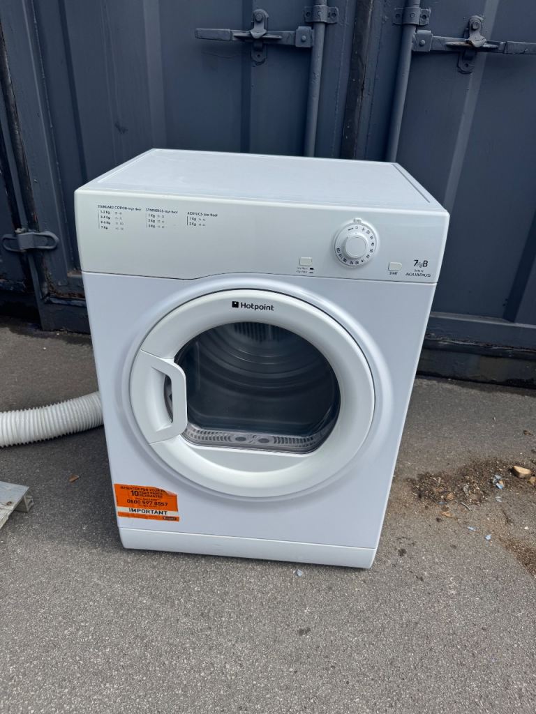 Hotpoint Tumble Dryer - White, Good Condition