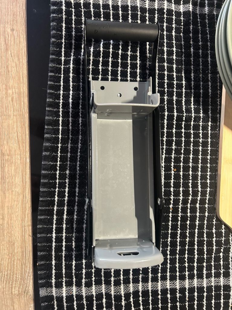 Grey Metal Can Crusher - Wall Mounted