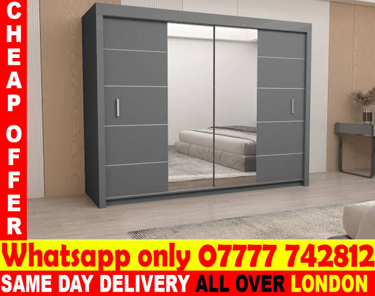 - FREE DELIVERY - WARDROBE 2 DOR AND 3 DOR BRAND NEW (tefdsg