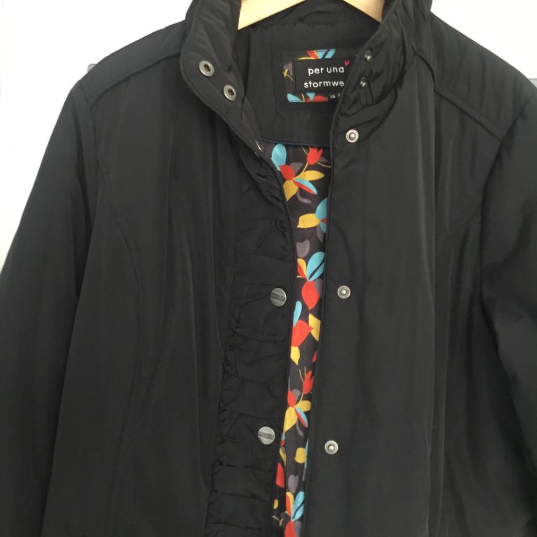 Per Una Stormwear Black Coat – Good Condition