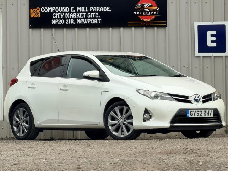 2012 Toyota Auris 1.8 VVTi Hybrid Excel 5dr CVT Auto HATCHBACK Petrol/Electric Hybrid Automatic