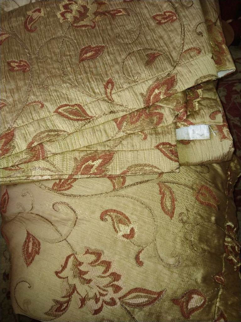 Two pairs large curtains 
