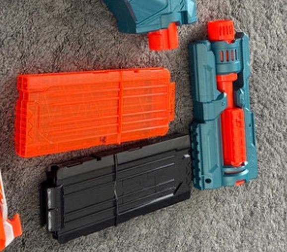NERF Blaster Bundle with Darts and Magazines