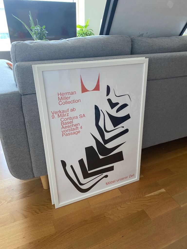 Large Herman Miller 70x50cm Print Poster