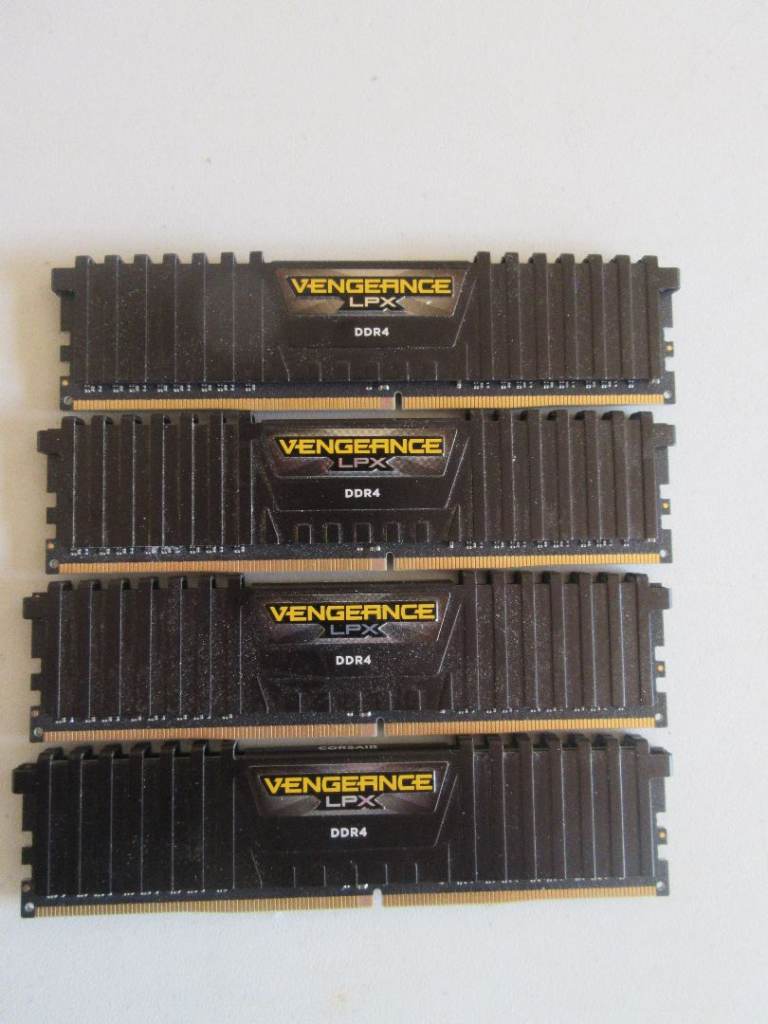 Corsair Vengeance LPX DDR4 16GB RAM (4x 4GB Stick) - Black (Collection Only)