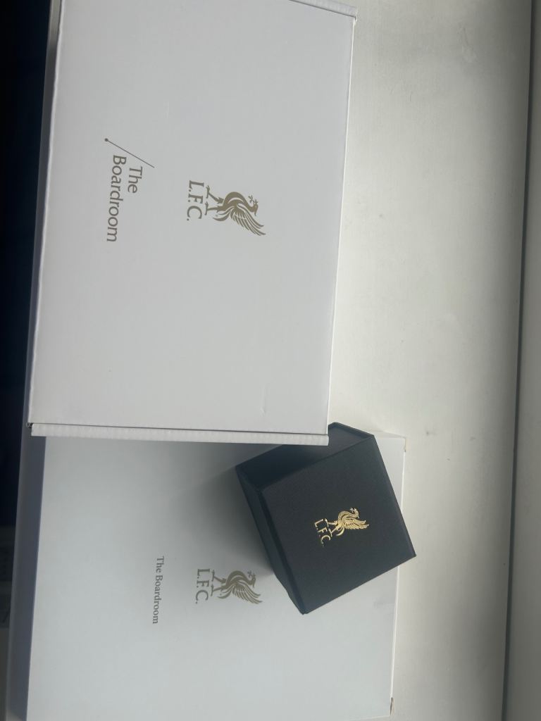 Liverpool FC  branded gifts. New, boxed. 