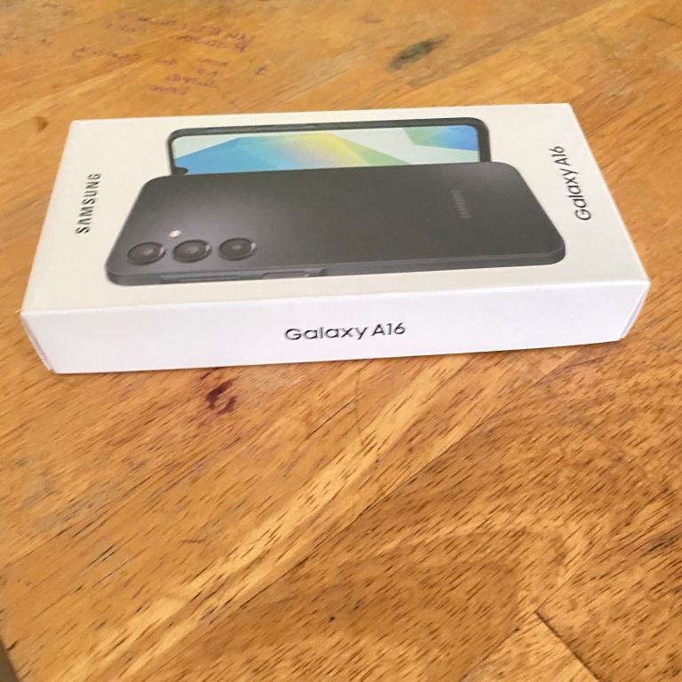 Samsung Galaxy A16 128GB Black Brand New Sealed Box Unopened Unlocked 