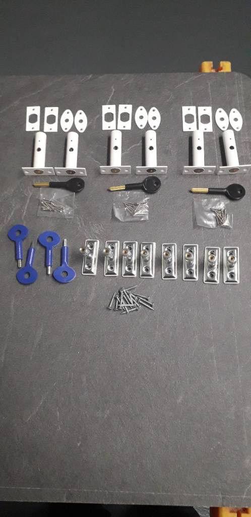 Security locks for doors and windows.