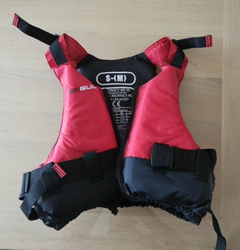 Gul Recreation Vest Buoyancy Aid 50N Size S-M Red/Black — New, Unused, No Tags