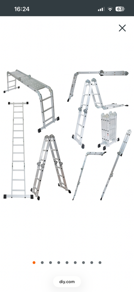 Multi-Purpose Aluminium Ladder – Good Condition