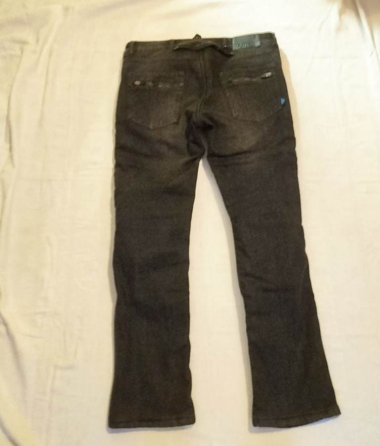 Route One Macy Ladies Motorcycle Jeans – UK 14, Black