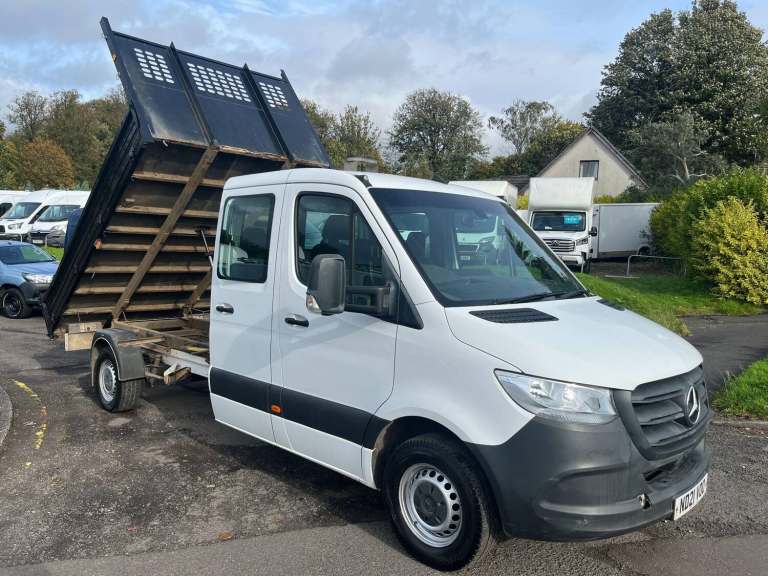 2021 Mercedes-Benz Sprinter 3.5t Crew Cab Tipper CHASSIS CAB DIESEL Manual