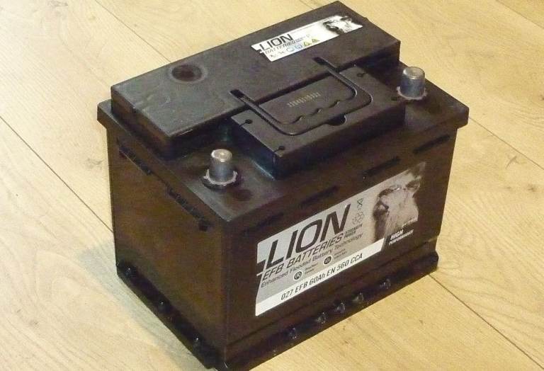 Lion car battery 027 EFB 60Ah EN 560 CCA