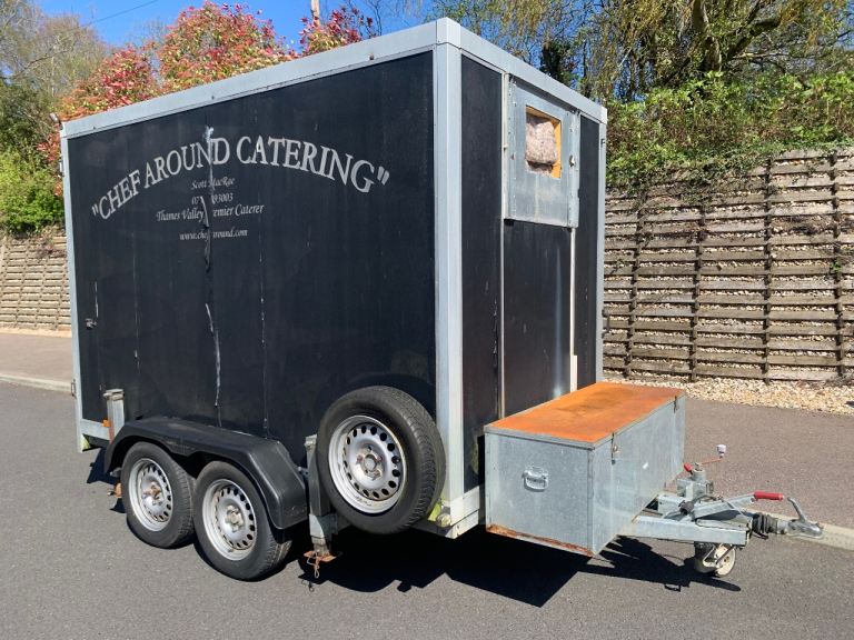 Humbaur box/refrigerator trailer