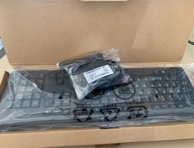 HP keyboard and mouse brand new boxed