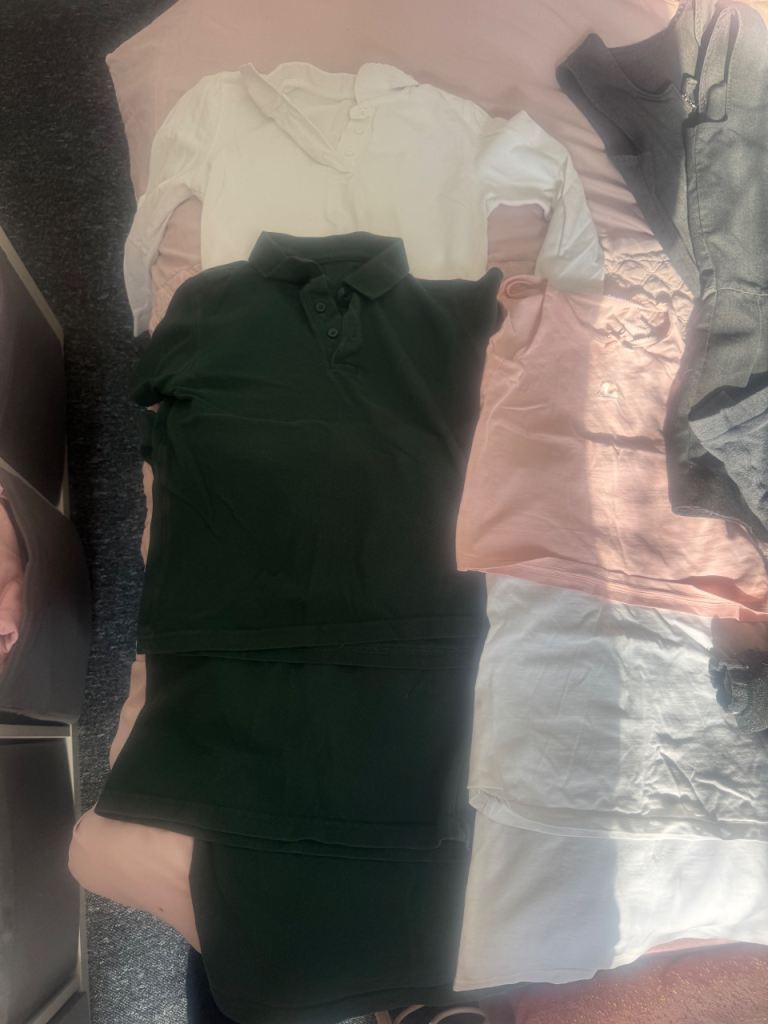 Free Girls' School Uniform Bundle – Dresses, Polo, Tops, Socks