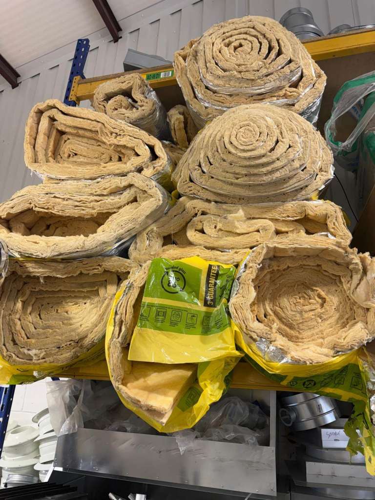 9x Rolls 50mm Foil Faced Loft / Duct Insulation – Mineral Wool Insulation Rolls