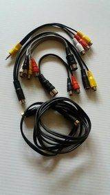 Assortment of 5 Audio Leads
