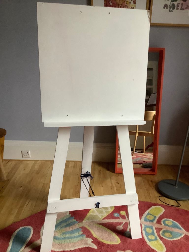 Large solid wood easel 