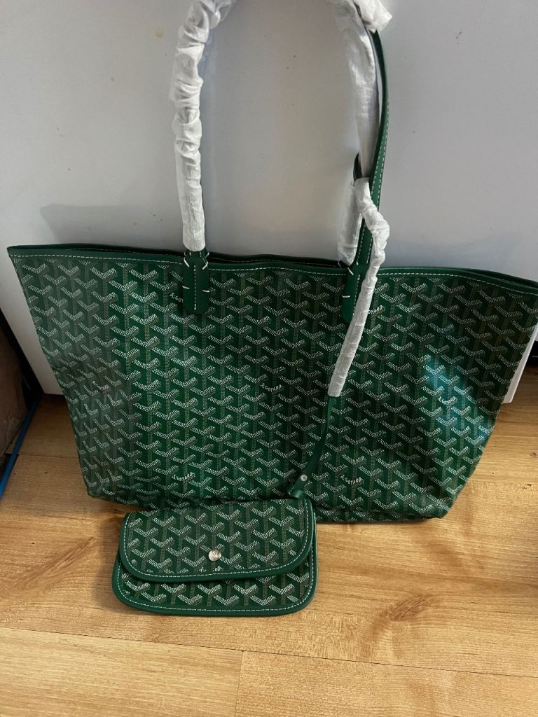 Goyard green tote mm bag - brand new 