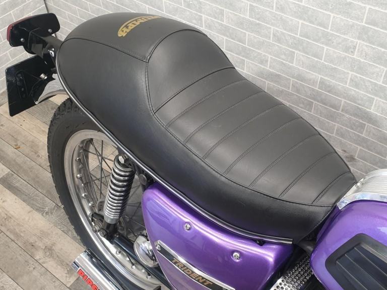 1973 TRIUMPH TRIDENT T150 Matching Numbers Piper 3-1 Exhaust TimeWarp Cafe Ra...