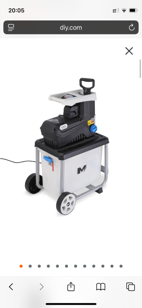 MAC ALLISTER Electric Garden Shredder MSHP2800D-2