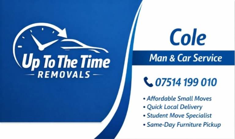🚗 Man & Car Service – E1W & East London