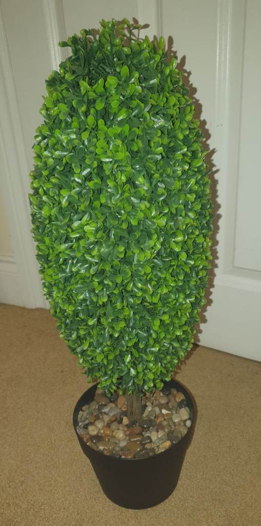 Faux Topiary Tree Uovo Artificial Small Mini Pebbles Indoor Outdoor