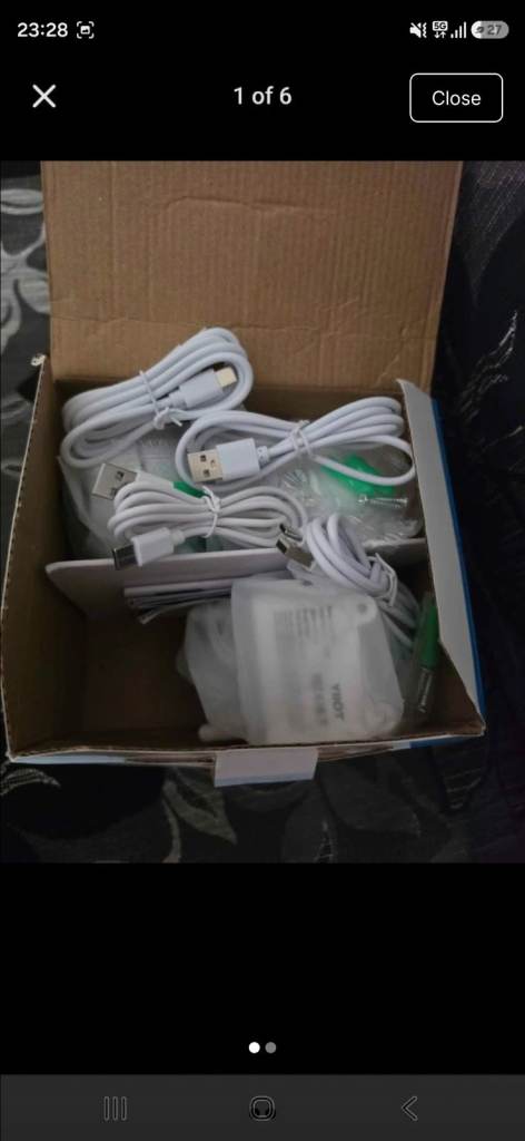 New 4 x Smart Home Security Camera – White, Boxed