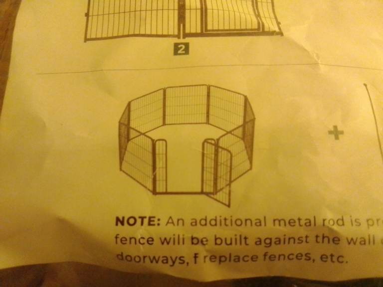 Homeplus Dog Playpen black 24 inch and Matt's BRAND NEW 