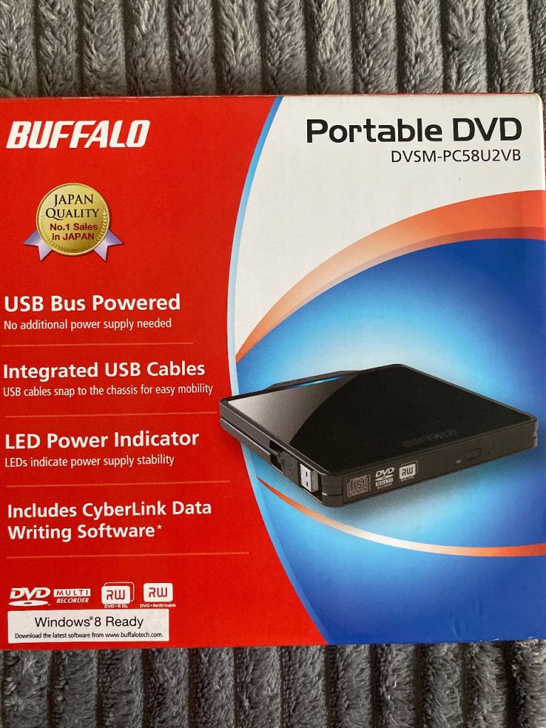 Buffalo Portable DVD DVSM-PC58U2VB