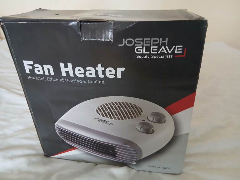 Brand New Joseph Gleave Fan Heater – Heating & Cooling